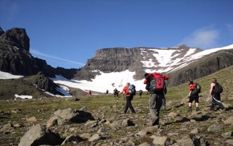 Scenic Hiking Tour of Mount Dyrfjoll with Transfer from Egilsstadir