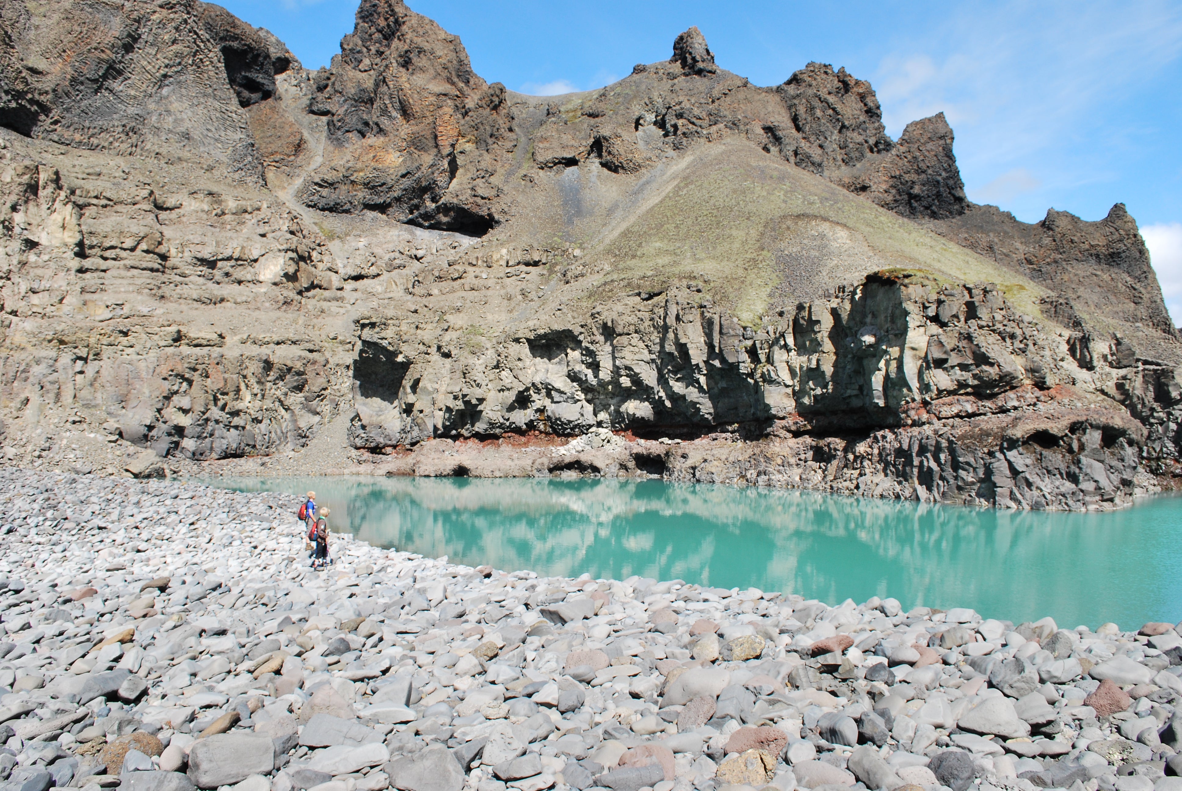 Randonnée dans un canyon