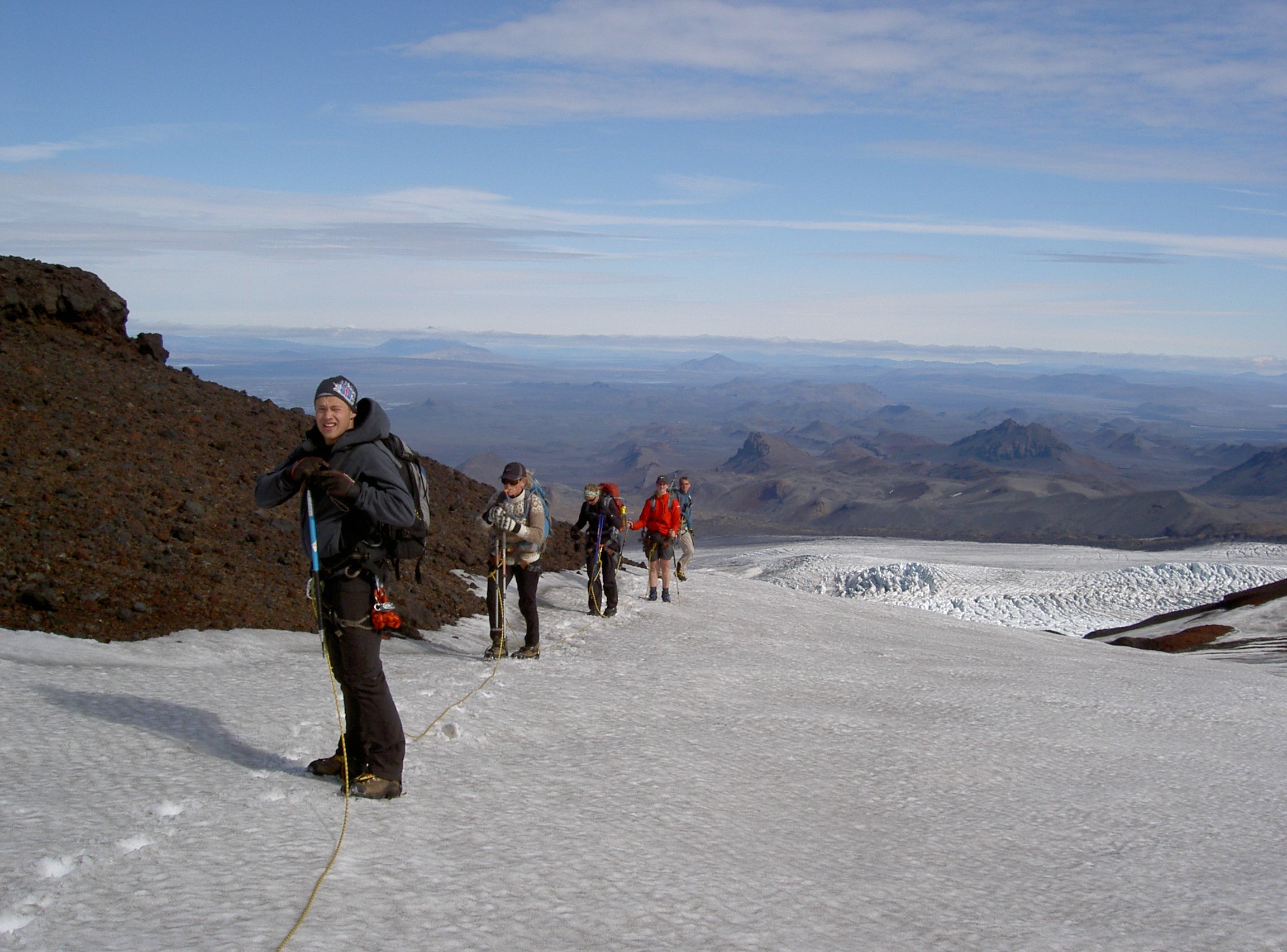Challenging 3 Day Glacier Hiking Tour of Kverkfjoll in North Iceland