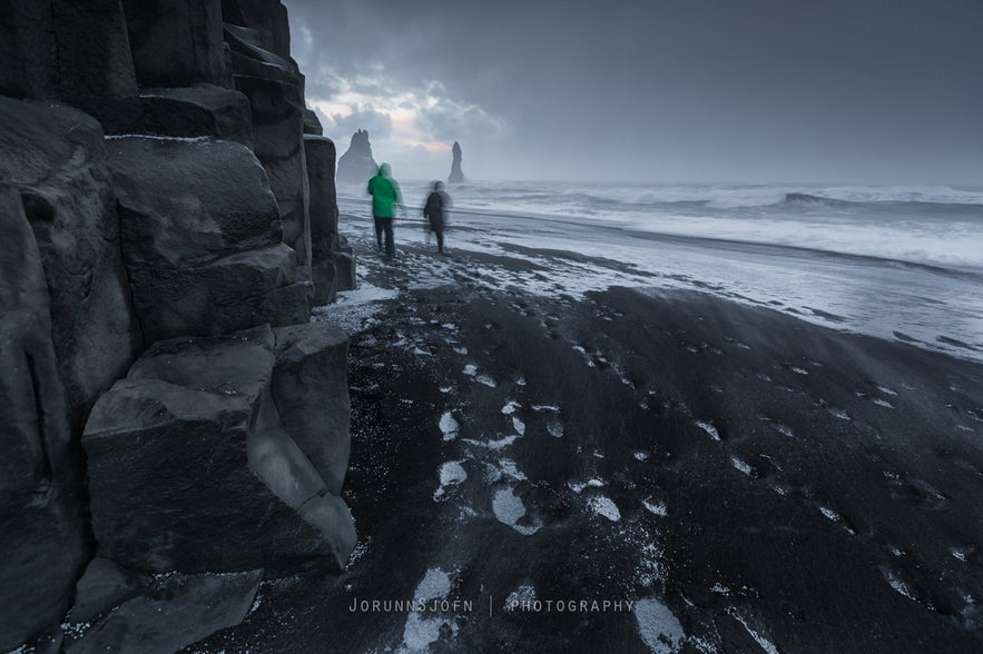 Winter Hiking on Reynisfjara