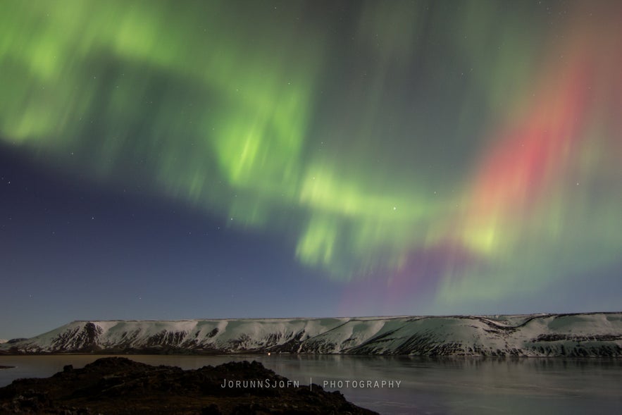 Northern Lights in winter