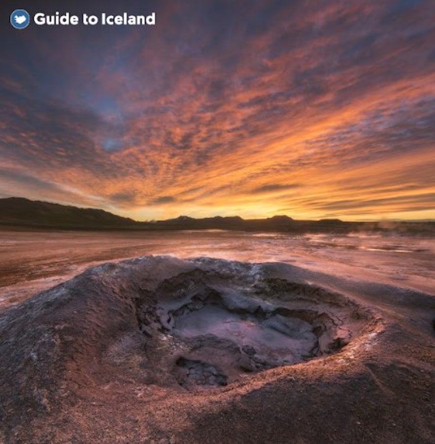 Fumaroles and other geothermal features abound in Hverir.