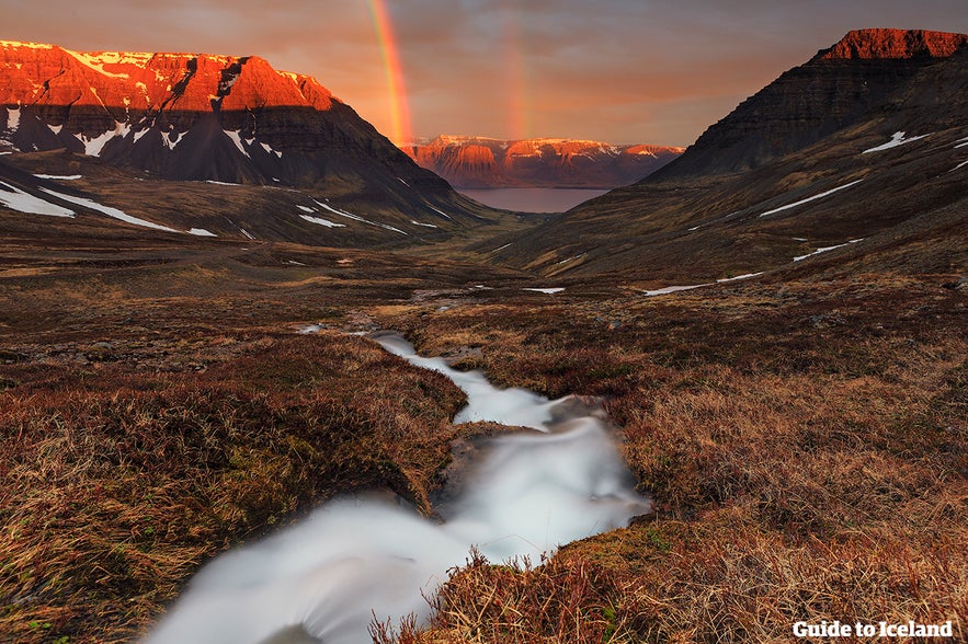 Photos des beaux fjords de l'Ouest en Islande