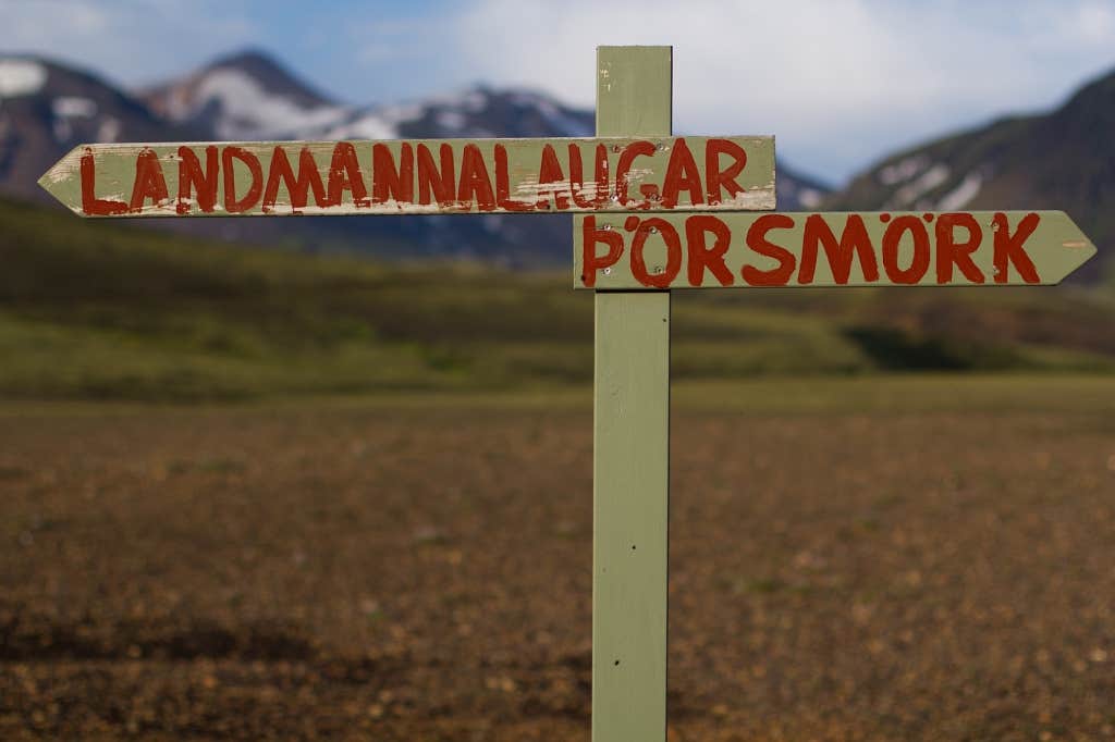 Il trekking Laugarvegur va da Landmannalaugar a Þórsmörk ed è uno dei percorsi escursionistici più popolari degli altopiani.