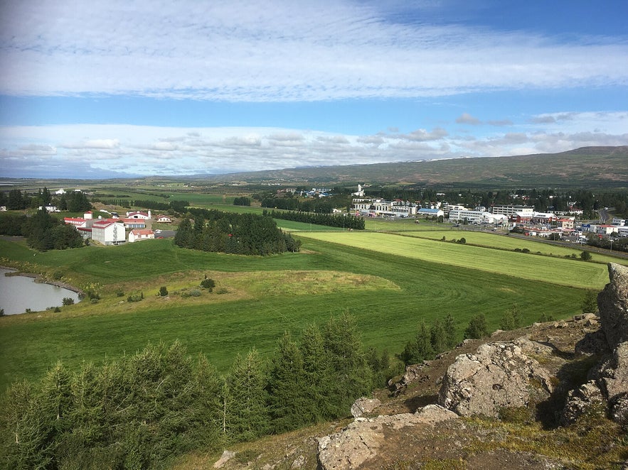 Egilsstadir is East Iceland's largest settlement and surrounded by beautiful natural landscapes.