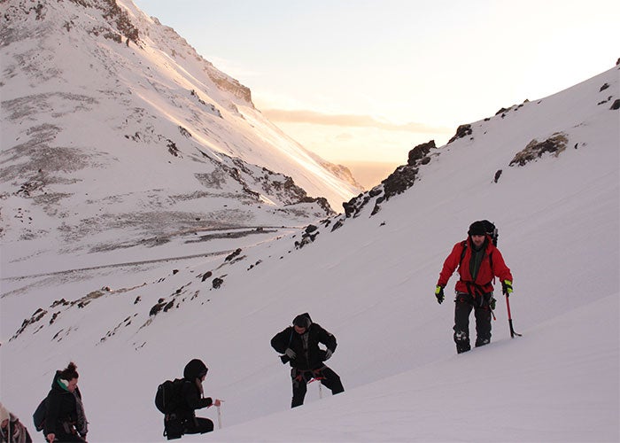 A mini expedition on Snæfellsjökull Glacier