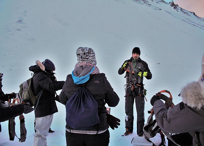 A mini expedition on Snæfellsjökull Glacier