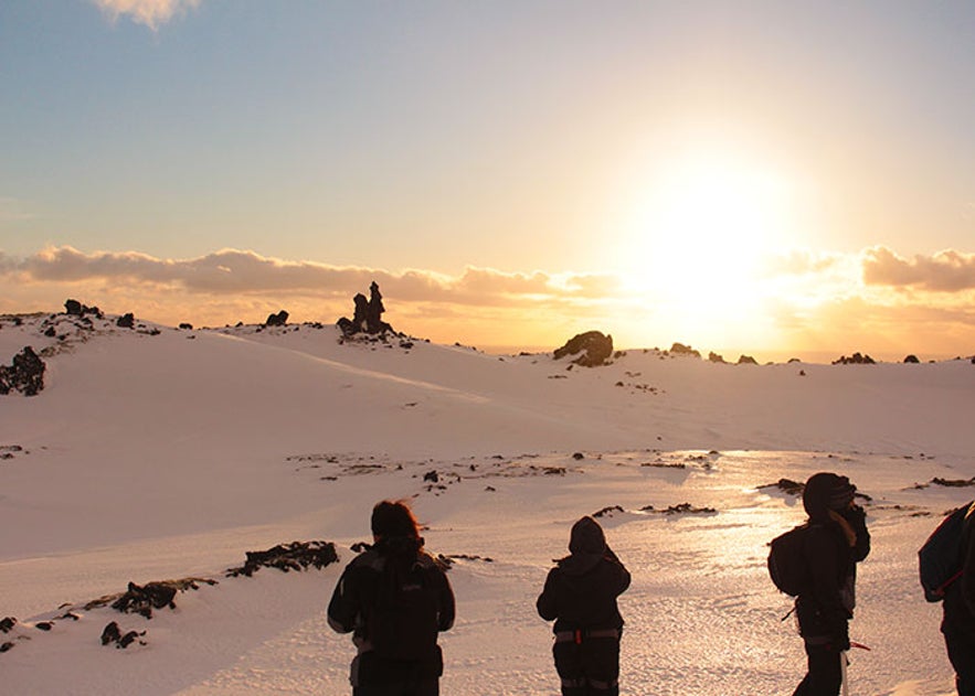 A mini expedition on Snæfellsjökull Glacier