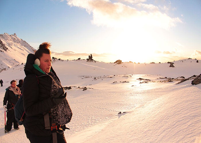 La mini expedición al glaciar de Snæfellsjökull 