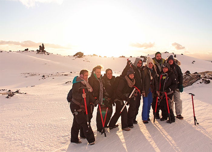 La mini expedición al glaciar de Snæfellsjökull 