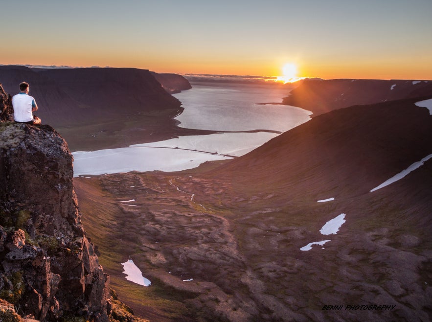 The Westfjords mountains