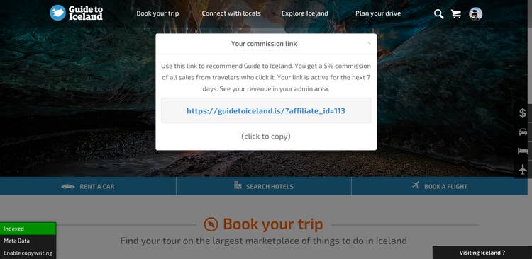 Guide to Icelandのアフィリエイトリンク