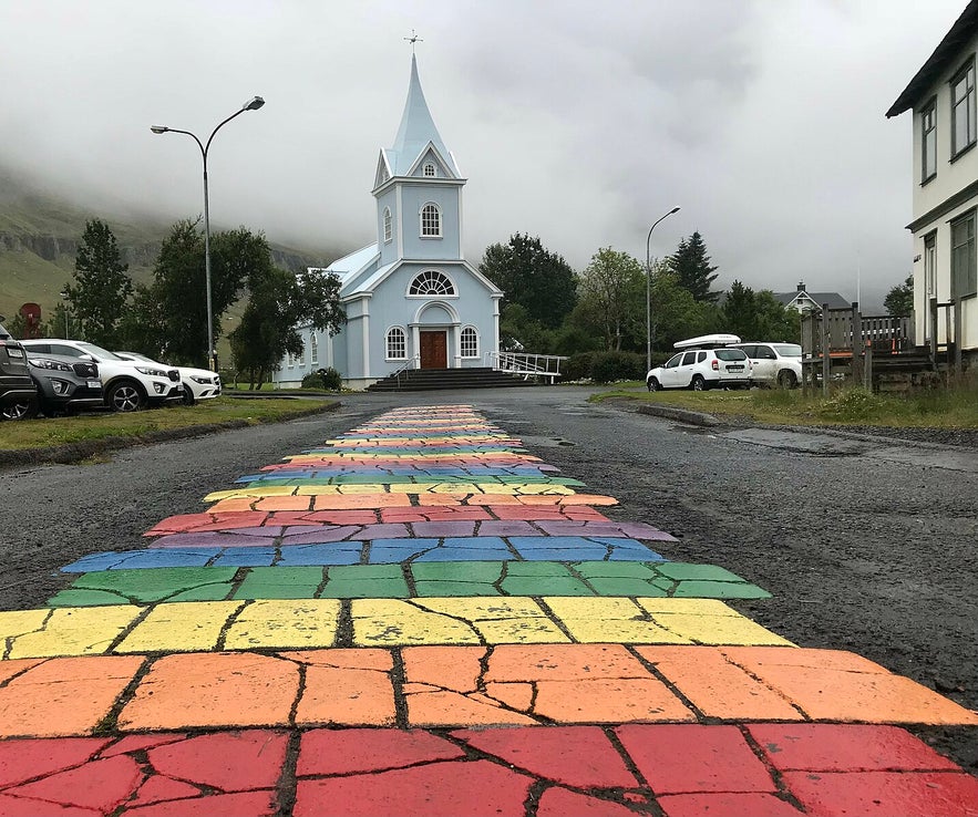 Seydisfjordur has plenty of natural attractions, including Seydisfjordur Church.