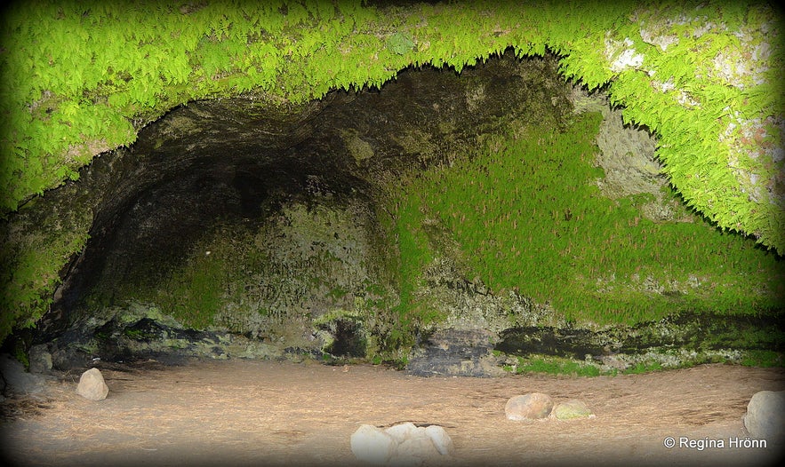 The historic Steinahellir Cave in South Iceland