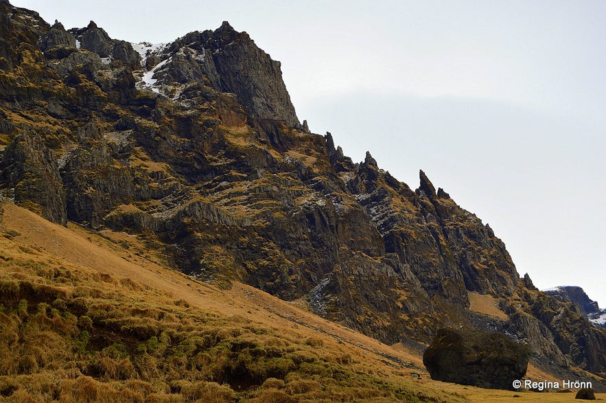 The historic Steinahellir Cave in South Iceland