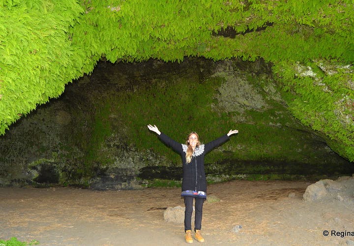 The historic Steinahellir Cave in South Iceland