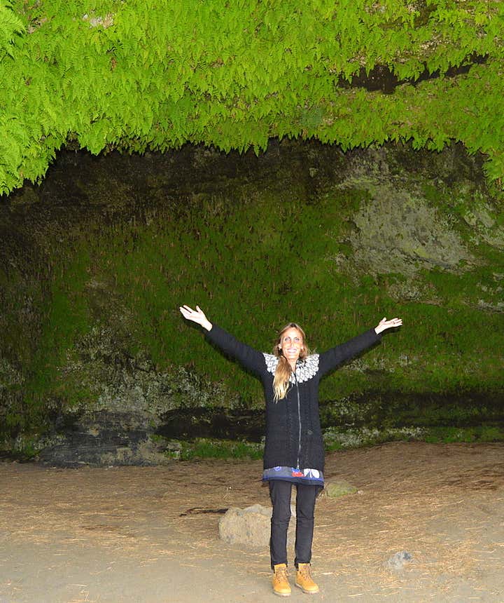 The historic Steinahellir Cave in South Iceland