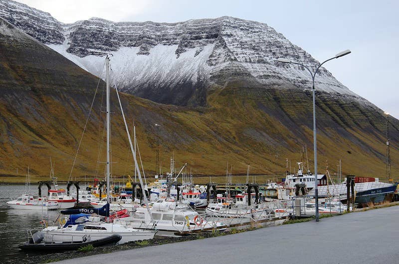 Naustahvilft is beautiful feature when covered in snow. Naustahvilft is beautiful feature when covered in snow.