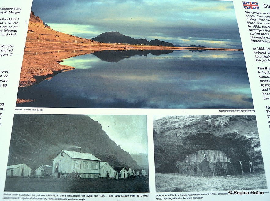 The historic Steinahellir Cave in South Iceland