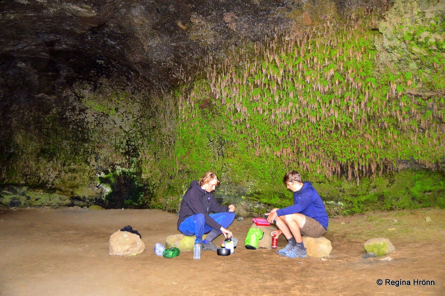The historical Steinahellir Cave in South Iceland