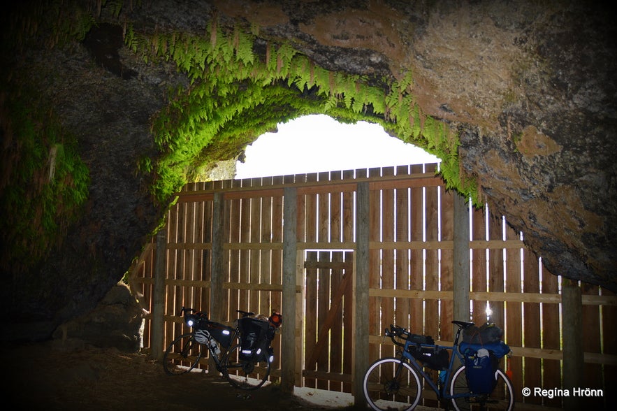 The historic Steinahellir Cave in South Iceland