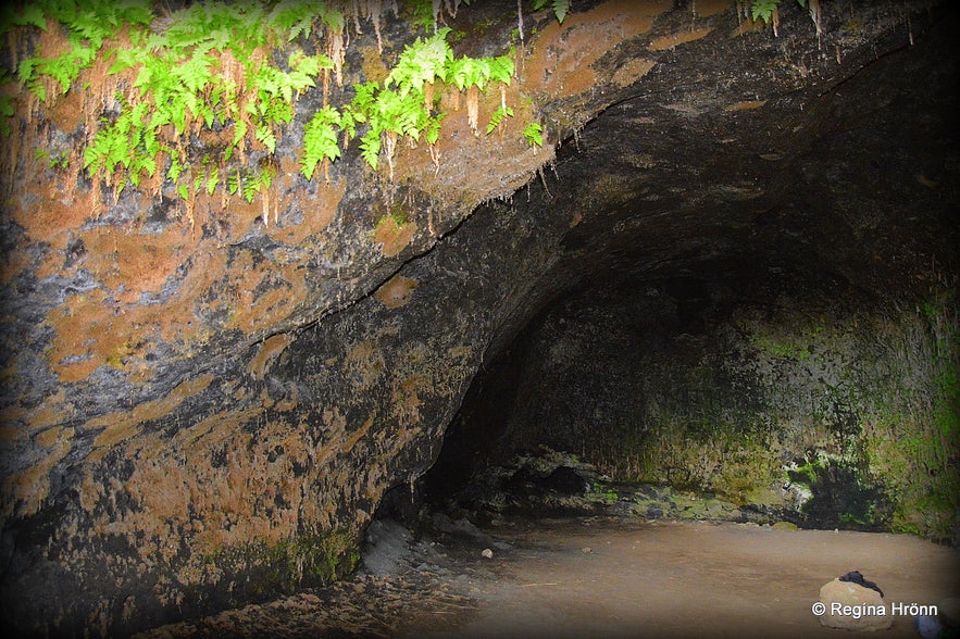The historical Steinahellir Cave in South Iceland