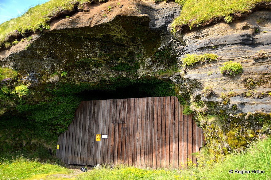 The historic Steinahellir Cave in South Iceland