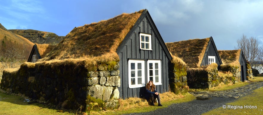 The historical Steinahellir Cave in South Iceland