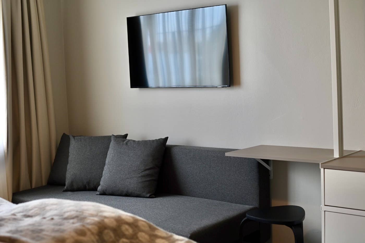 Some rooms at Local 101 in Reykjavik have sofa beds.