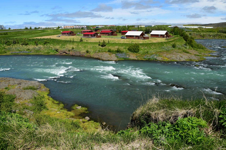 Blonduos nestles along a mighty river in Northwest Iceland.