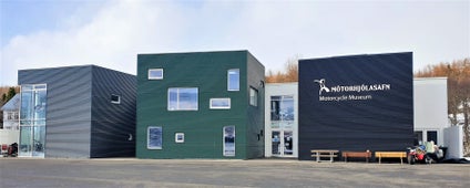 The Motorcycle Museum of Iceland is housed in a large building.