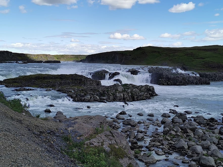 The Urridafoss waterfall.