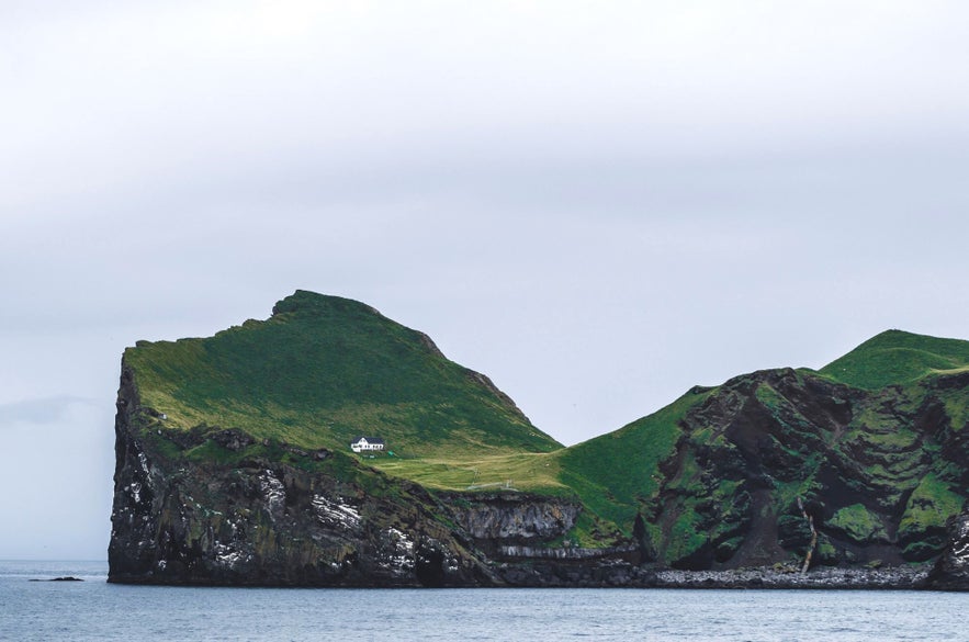 Ellidaey Island is a beautiful feature in the Westman Islands.