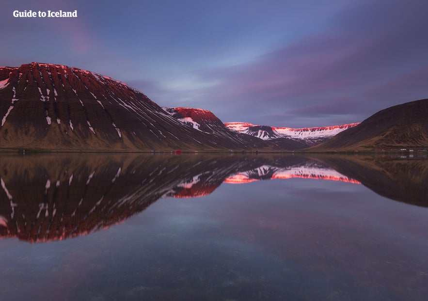 The Naustahvilft seat is a natural landmark of Isafjordur