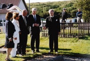 The Norwegian king Harald in Reykholt 29th of July 2000