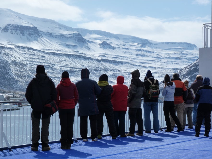 Einfahrt nach Seyðisfjörður