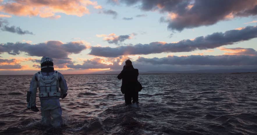 Indspilning af Interstellar i Island