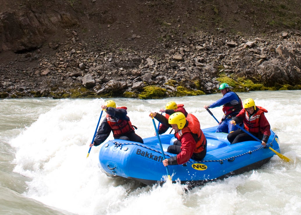 L'Austari-Jokulsa, un fiume per il rafting nel nord dell'Islanda, accessibile in estate, è soprannominato "La bestia dell'est".