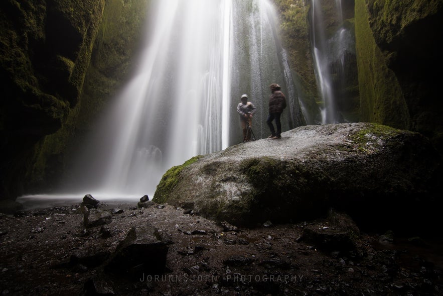 Gljúfrabúi waterfall in south Iceland