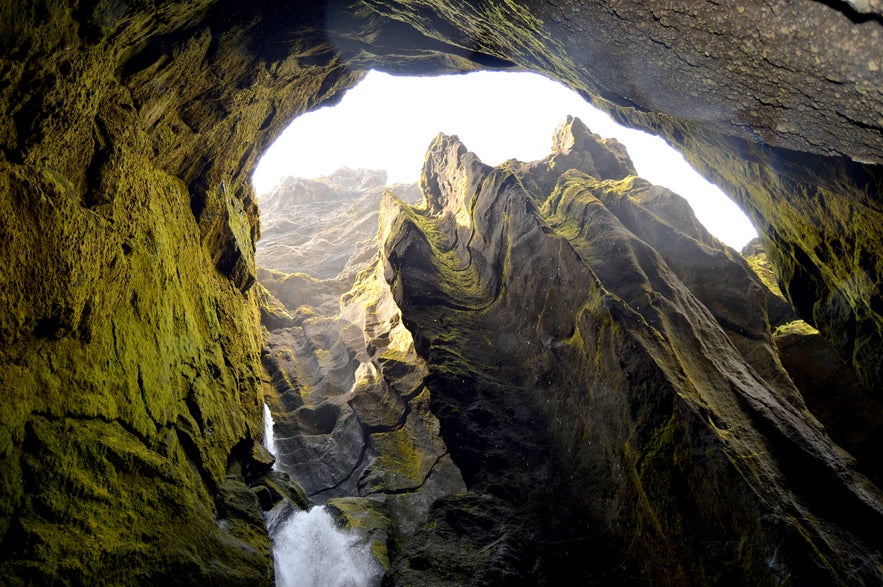 Canyon Stakkholtsgjá dans le sud de l'île