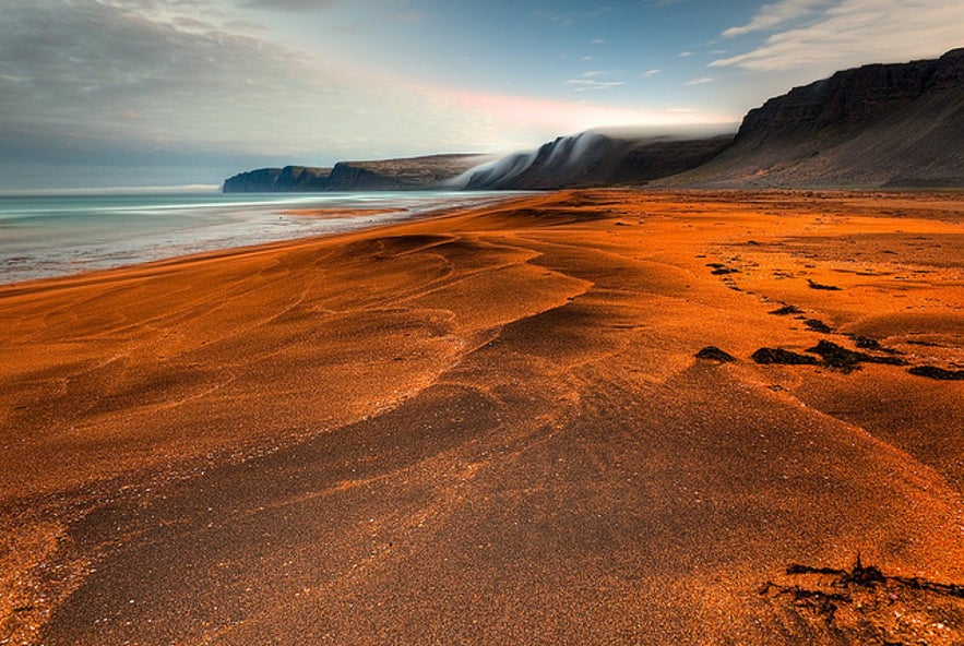 Rauðisandur, dans les fjords de l'Ouest