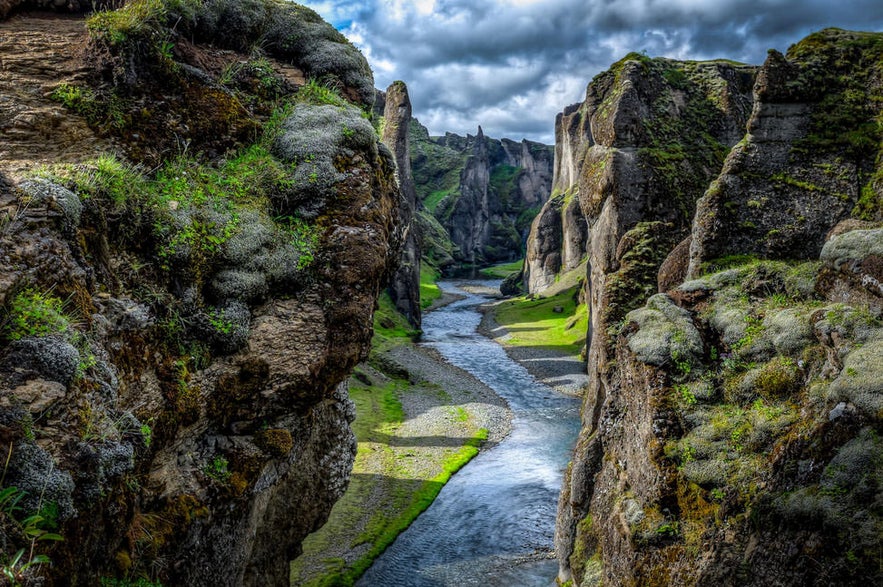 Fjaðrárgljúfur in South Iceland