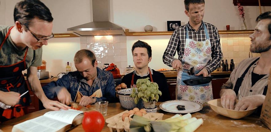 Olga in the kitchen