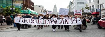 Slut walk in Reykjavík