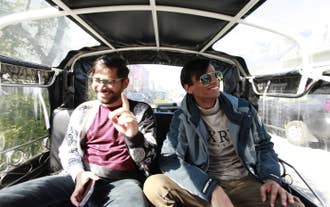The tuk-tuk offers a comfortable ride as you go around Reykjavik.