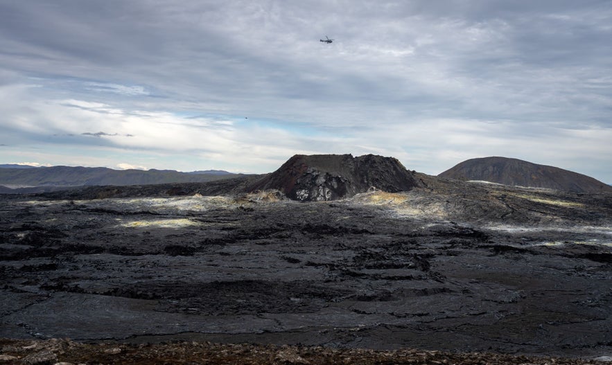 The craters on the Reykjanes peninsula are a stunning sight