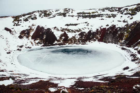 Minibus Golden Circle Tour with Fridheimar Tomato Farm & Kerid Crater from Reykjavik