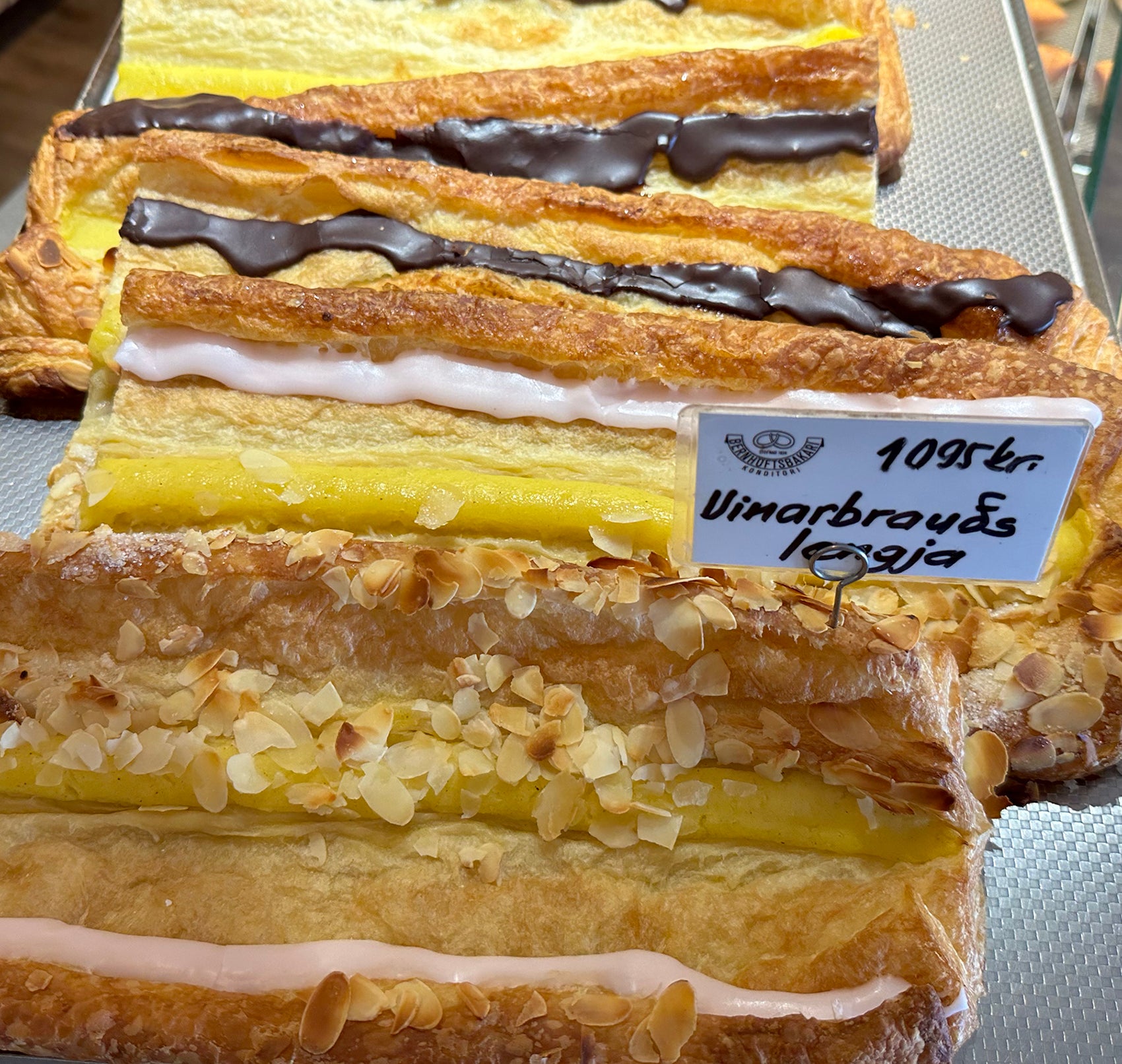 Isländisch Vinarbraud, die isländische Version einer Viennoiserie