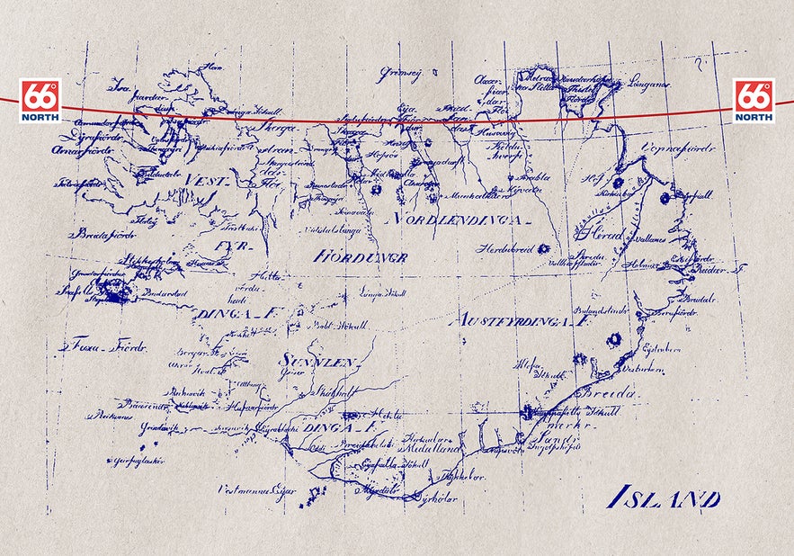 The 66th parallel north goes right through Sudureyri, where 66°North was established The 66th parallel north goes right through Sudureyri, where 66°North was established