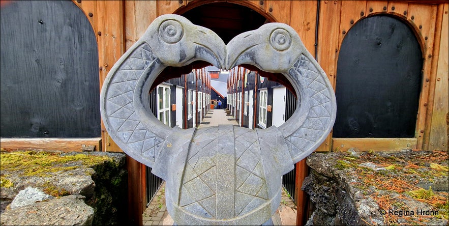 The Viking Village in the Viking Town Hafnarfjörður in SW-Iceland